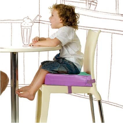 Almofada de reforço para cadeira de jantar de bebê, couro completo inodoro, almofada para cadeira de alimentação de cria
