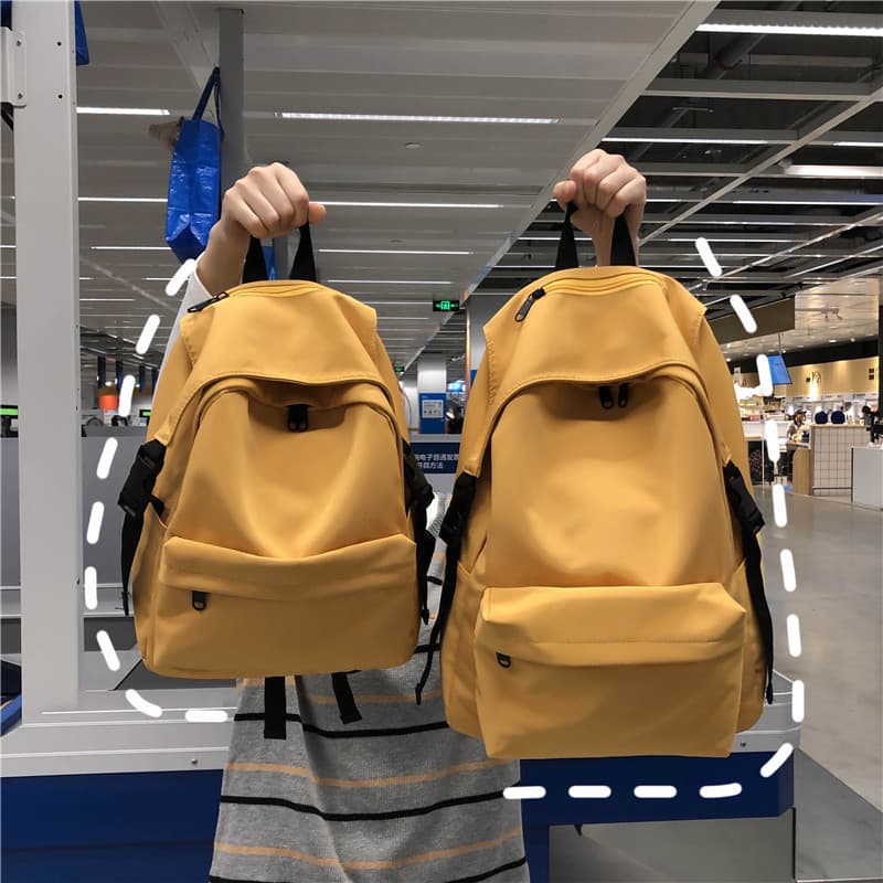 Versão coreana Harajuku ulzzang estudantes universitários júnior escola mochila feminina grande capacidade simples mochi