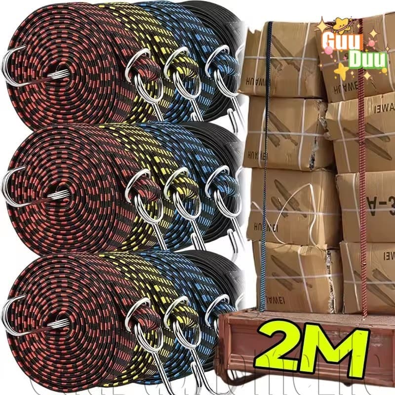 [GUUDUU] Alça De Gravata Ajustável De Alta Elasticidade-Corda De Amarração Durável-Cordão Elástico De Carga Para Capacet