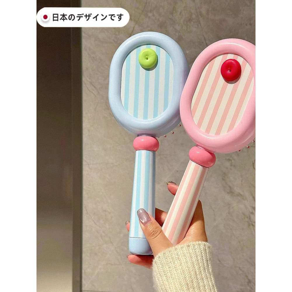 Japão dopamina pente fofo manivela superior senhoras dedicado 2026 cabelo longo Anti-estático almofada de ar pente portá