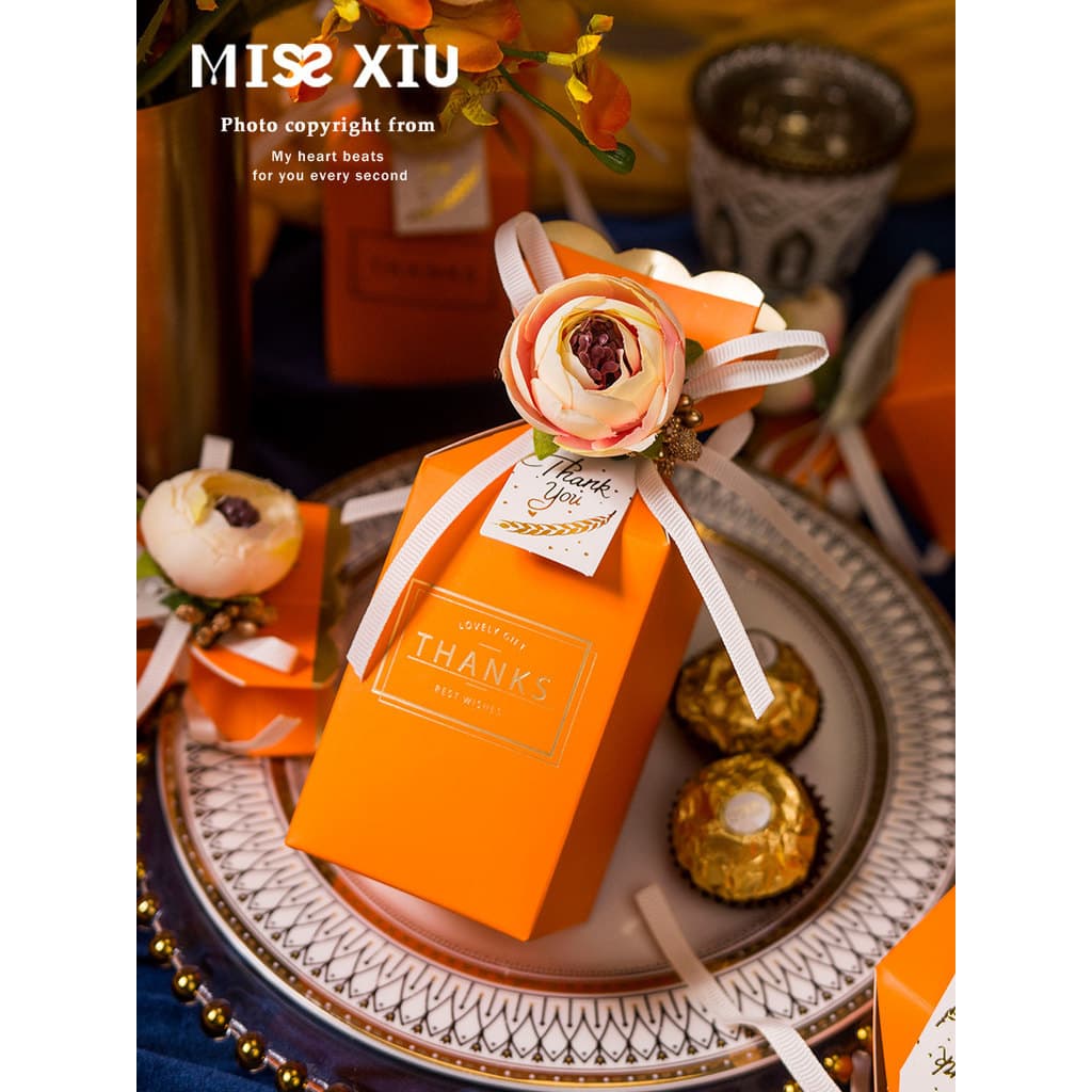 MISSXIU [Promessa] Casamento Noivado Aniversário Inauguração de Casa Retorno Presente Influenciador Caixa de Doces de Ca