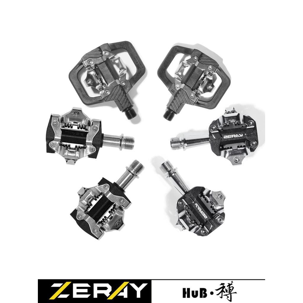 HuB Hebo Multifuncional Dual-purpose Mountain Lock Pedal Bicicleta Auto-Travamento ZP-106 Rolamento Pedal de Fibra de Ca