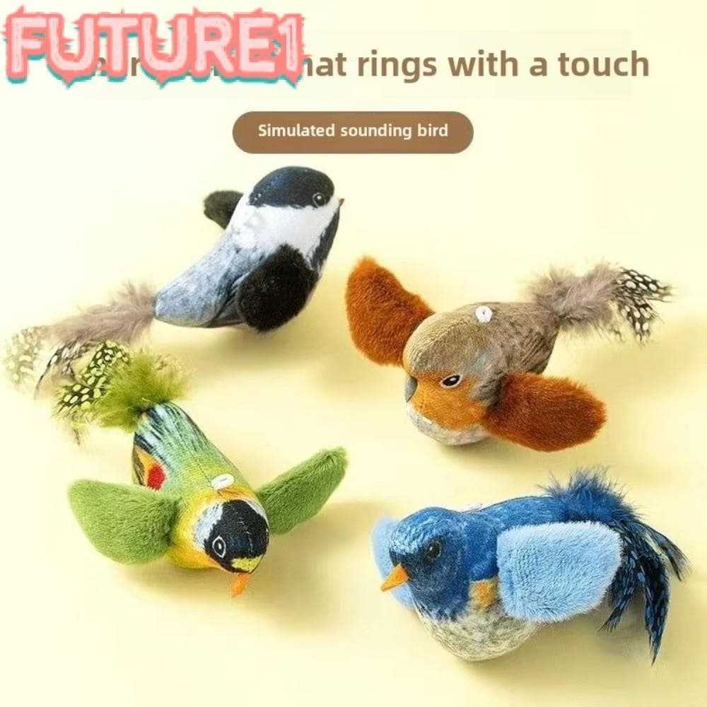 Futuro Brinquedo De Gato De Pássaro Voador , Simulação De Pelúcia Vívida , Brinquedos Interativos Para Gatos , Auto-Entr