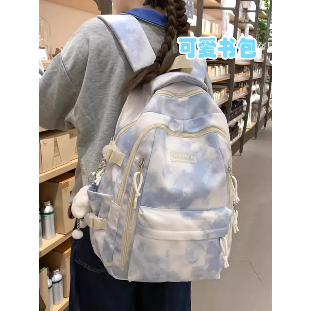 Mochila escolar para meninas do ensino médio, pequena, fresca, fofa, estudantes da escola primária, meninas, mochila com