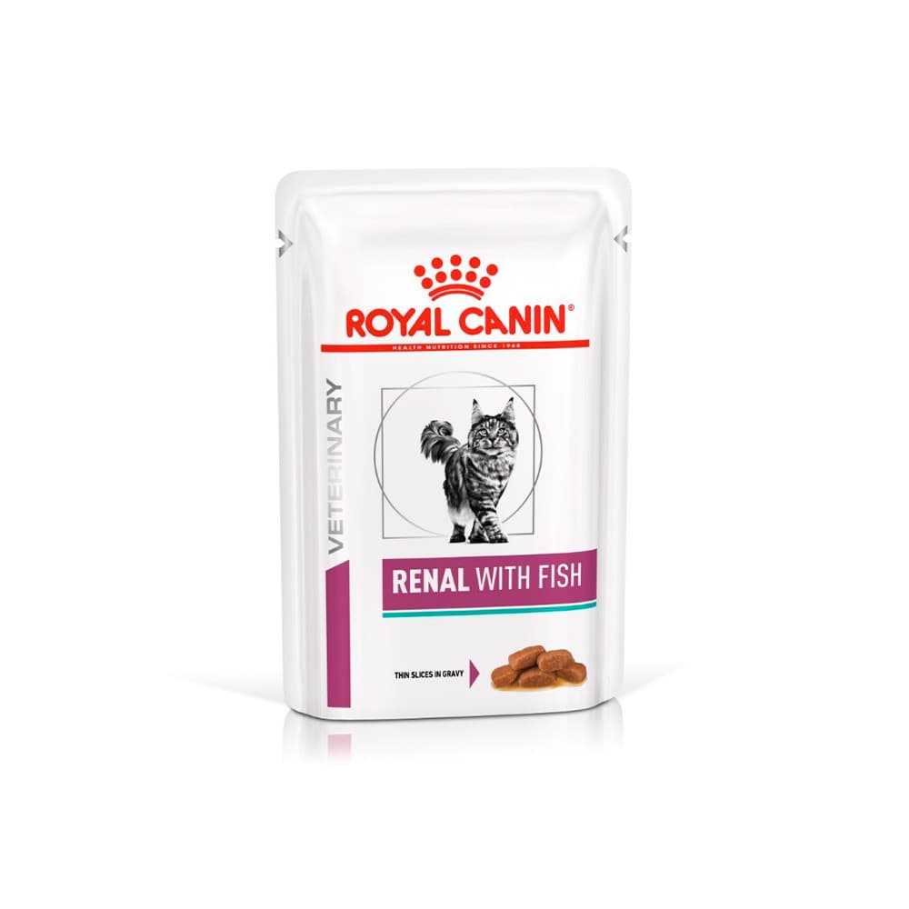 Royal Canin Feline Health Nutrition Sachê Renal Fish 12un