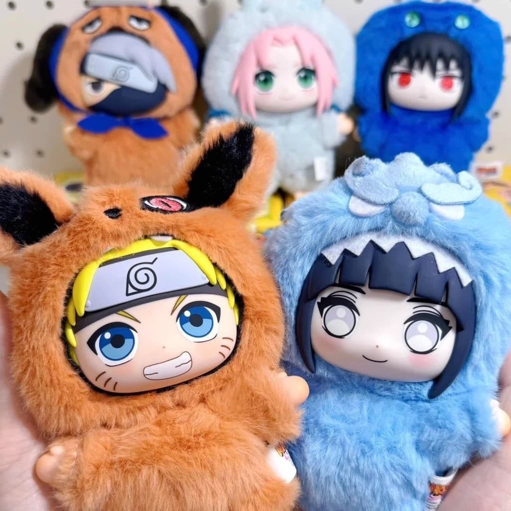 TOPTOY naruto Shippuden bonito Animal festa pingente de pelúcia caixa misteriosa na moda jogar naruto figura boneca