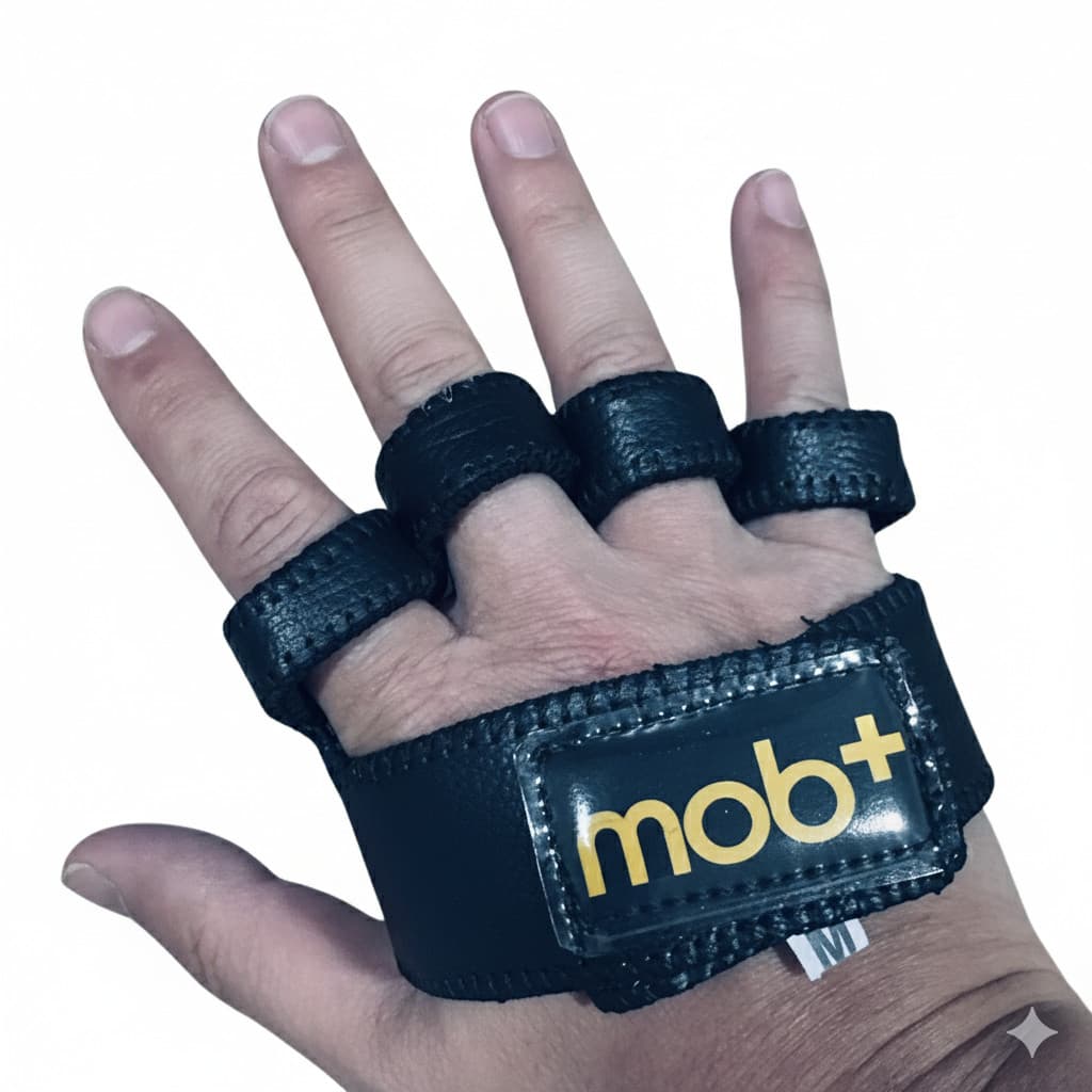Luva Palmar Academia Musculacao Treino MOB+ Courino-Neoprene