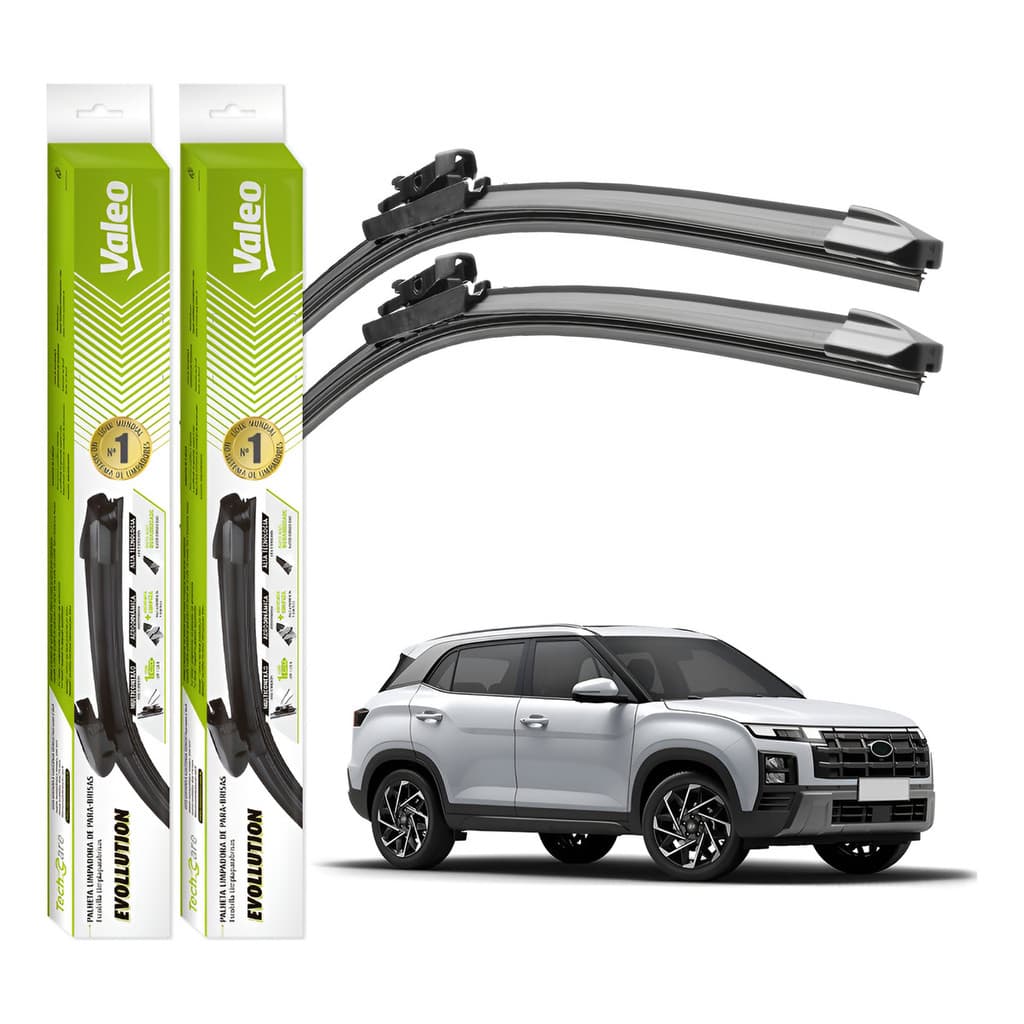 Par Palhetas Limpador Parabrisa Valeo New Creta 2025 A 2025