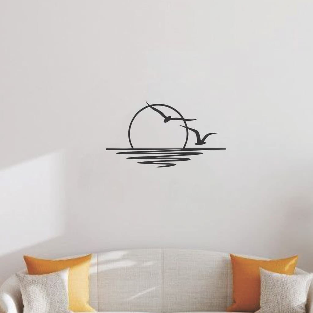 Quadro Decorativo Vazado em MDF 3mm Auto-colante – Decoração Prática e Moderna Sol