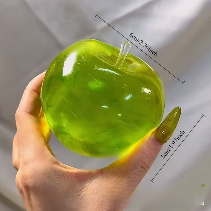 Verde Mole Maçã Estresse Bola Macio Brinquedo Sensorial Para Tdah Autismo Recuperação Lenta De Aperto Adultos Crianças P