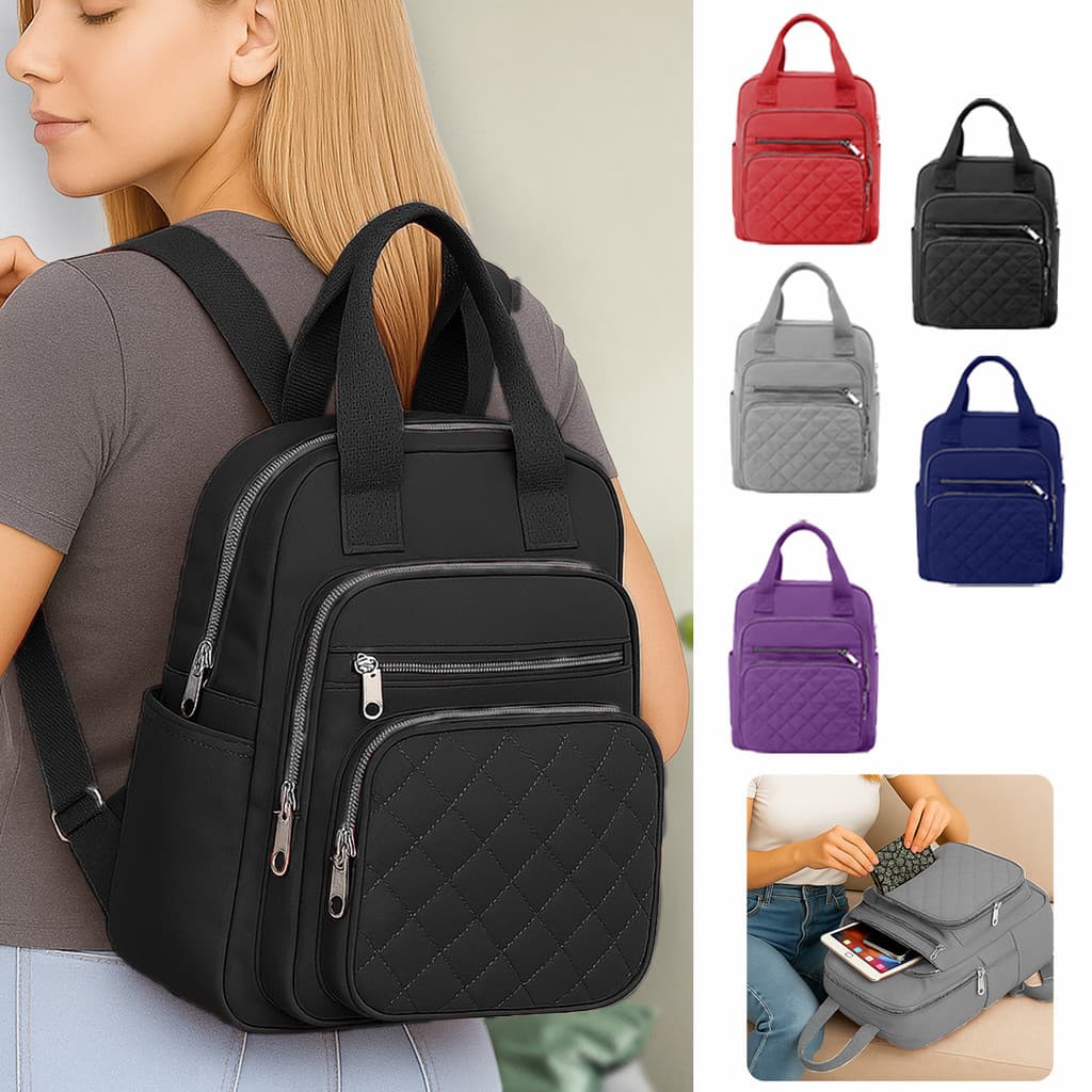 Bolsa Media Feminina Casual Mochila Pequena Escolar Trabalho
