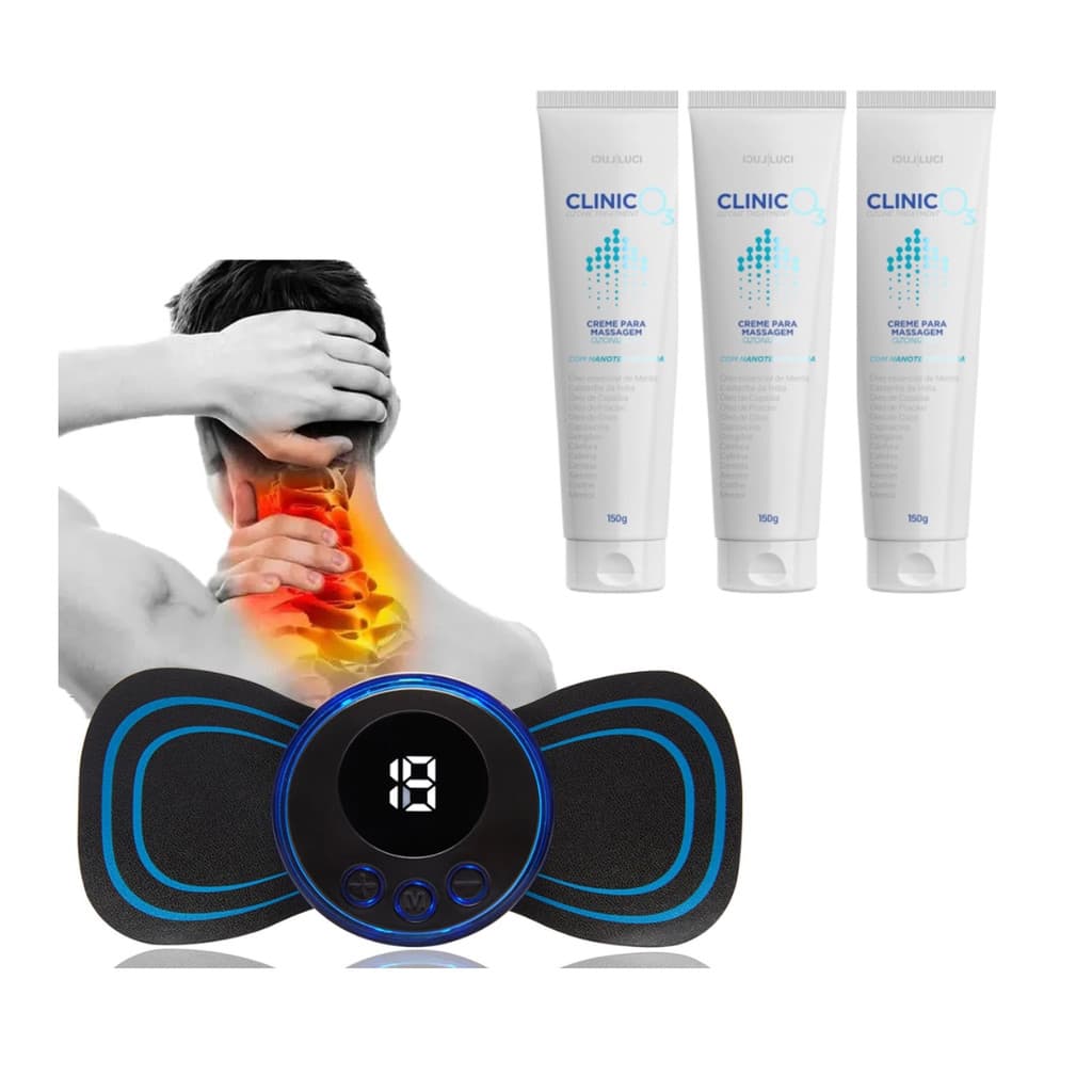 Creme De Clinic O3 Luci Luci 150g Kit C/3 Alivio da Dor