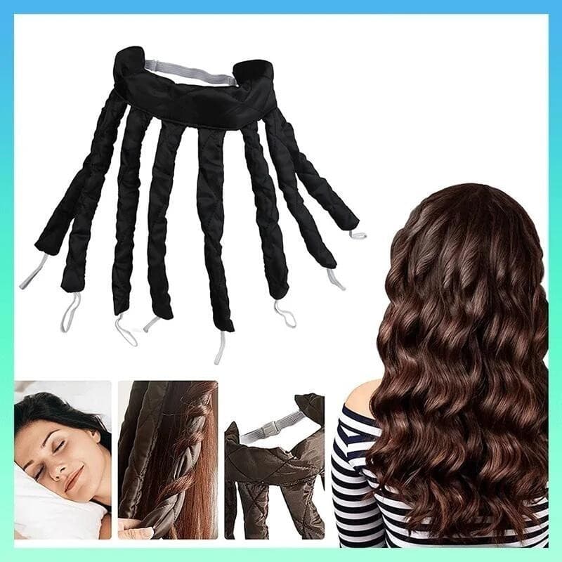 Modelador de Cabelo Sem Calor, Faixa de Cabelo para Cachos, Fita de Seda para Cachos, Modelador de Ondas Suaves para Dor