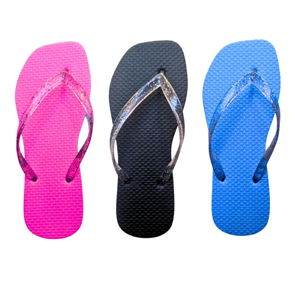 Kit 3 Pares Chinelo Feminino De Dedo Barato Versátil Promoção Macio Confortável Envio Imediato