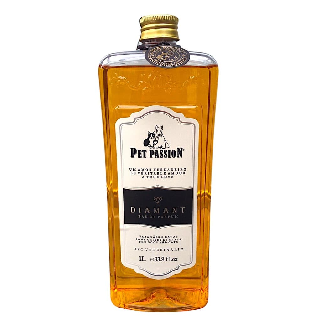 Perfume Diamant 1l Pet Passion Para Banho e Tosa Perfume pet de alta fixação importado Perfume