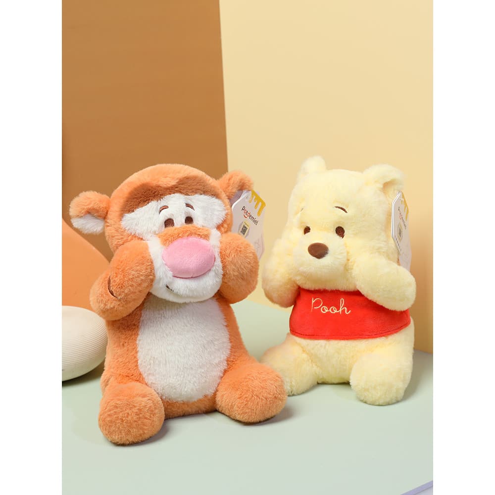 Disney genuíno tigre boneca brinquedo de pelúcia Piggy Pig boneca travesseiro Pooh boneca presente aniversário