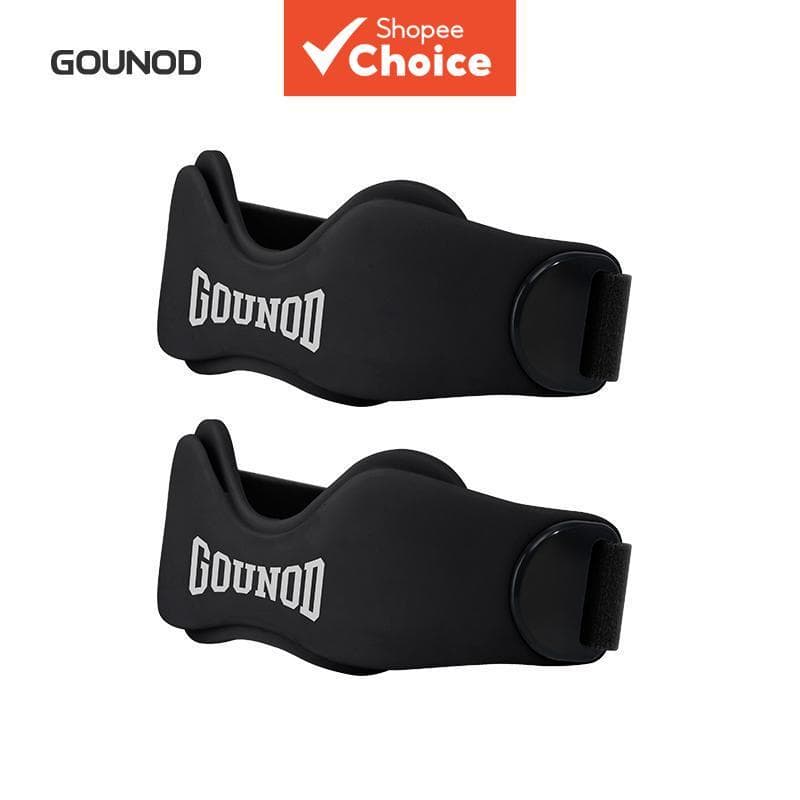 GOUNOD Joelheira de Silicone com Alça de Patela | Suporte Profissional para Joelho para Pular Corda, Corrida, Basquete