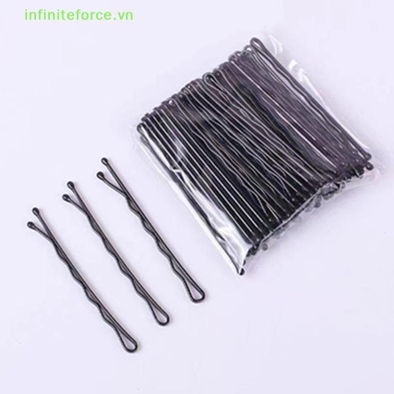 INVN 50 Peças 5 Cm Grampo De Cabelo Feminino Grampos Encaracolados Ondulados Femininos Estilo Acessórios [VN]