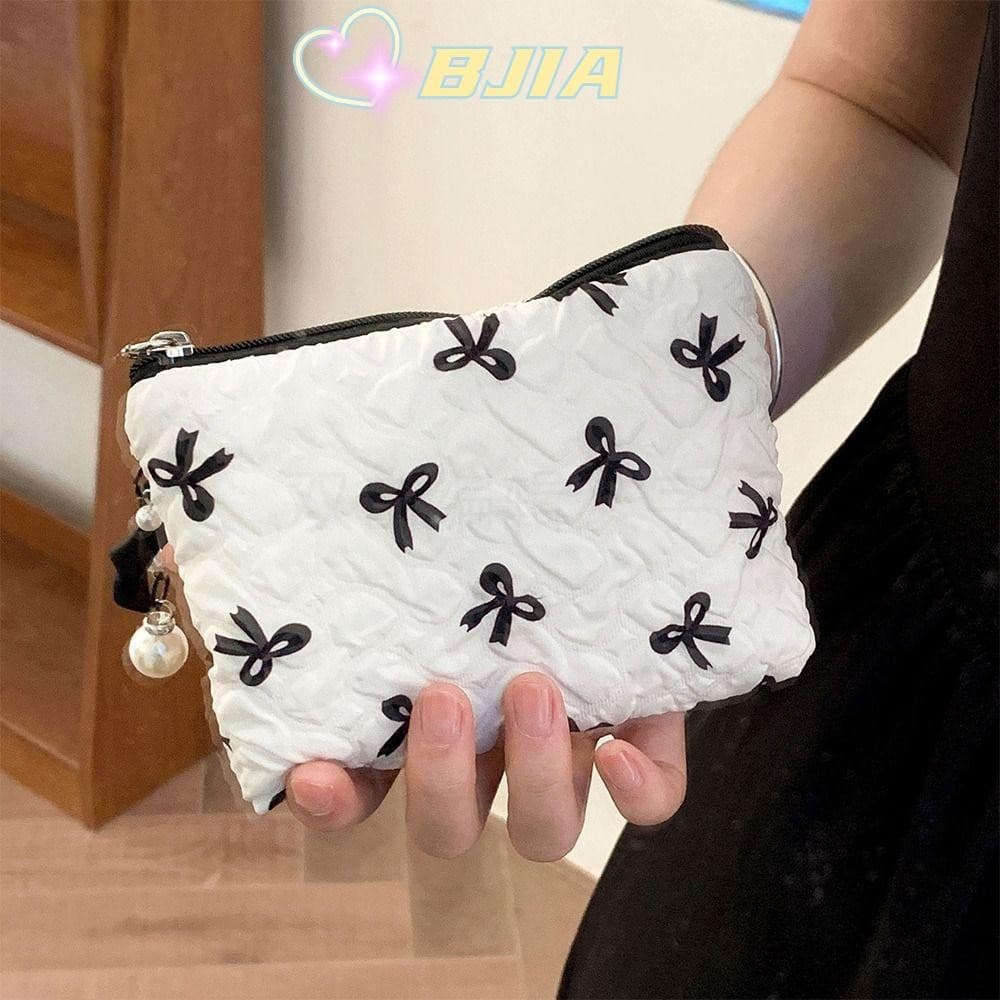 Bolsa De Maquiagem De Algodão BJIA , Cosmética De Viagem Acolchoada De Grande Capacidade , Organizador Para Meninas Com
