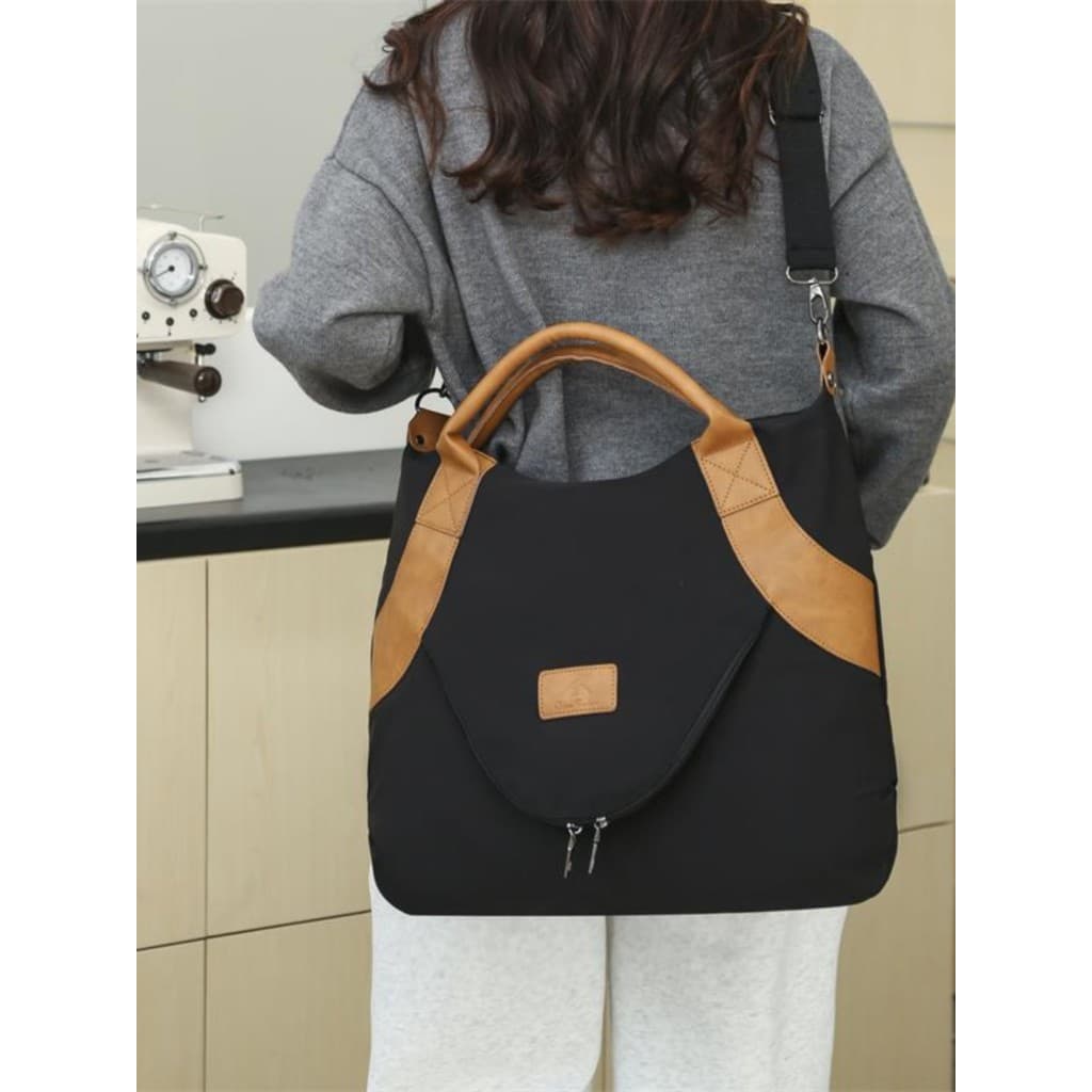 Sacola de grande capacidade novo estilo lona ombro mensageiro saco senhoras High-End negócios Commuter informações saco