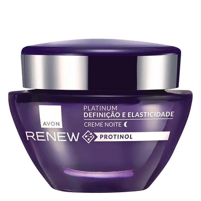 Creme Facial Avon Renew Platinum Noite 50g