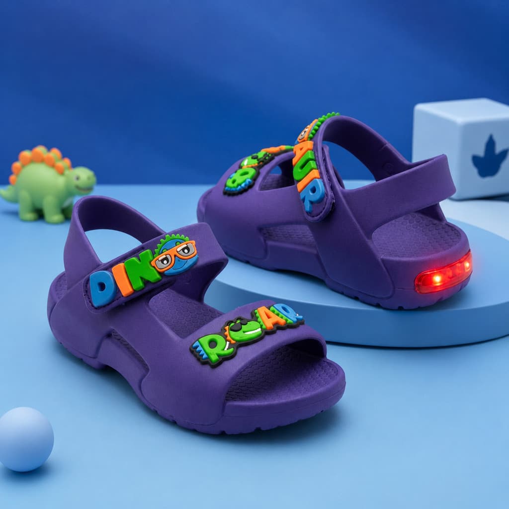 Sandália LED Infantil Menino Leve Confortável