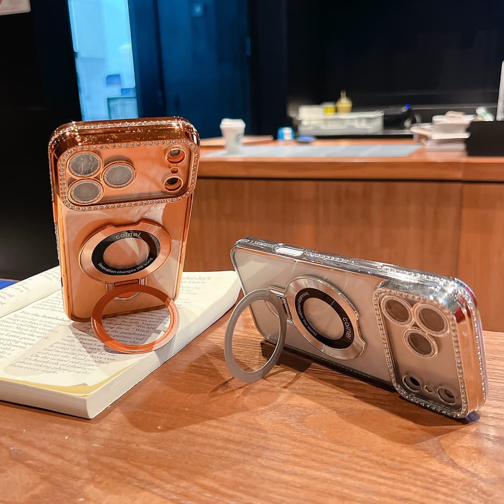 Dobradiça de hardware U-shield com ajuste contínuo, suporte de anel para capa de celular, suporte de mesa para celular,