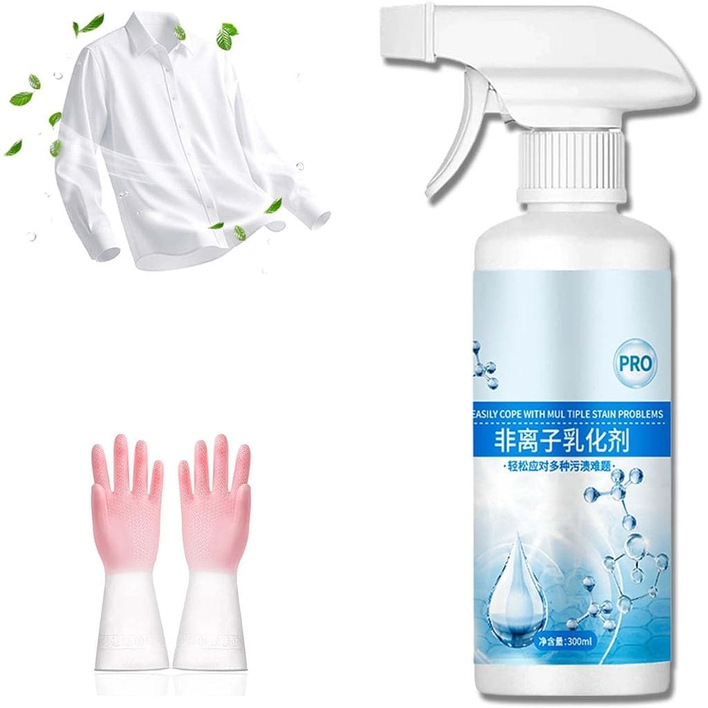 Emulsificador de Roupas Clean Shop, Removedor de Manchas para Roupas, Suave na Maioria dos Tecidos, Remove Eficazmente G