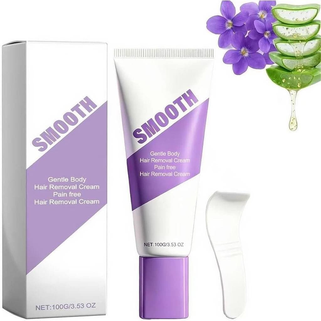 Removedor de Pelos, Spray Removedor de Pelos Suave, Kit de Remoção de Pelos Corporais Suave com Raspador Incluído, Remoç