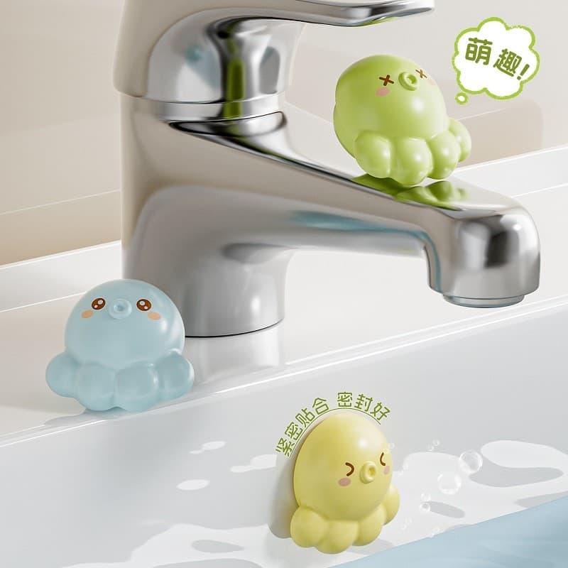 Bonito divertido polvo transbordamento buraco Plug lavatório lado vazamento Silicone vedação capa acessórios anti-inseto