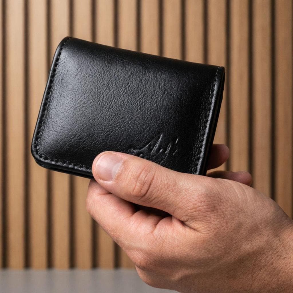 Carteira Masculina Smart Couro Legítimo Cartão E Cnh Pequena modelo slim
