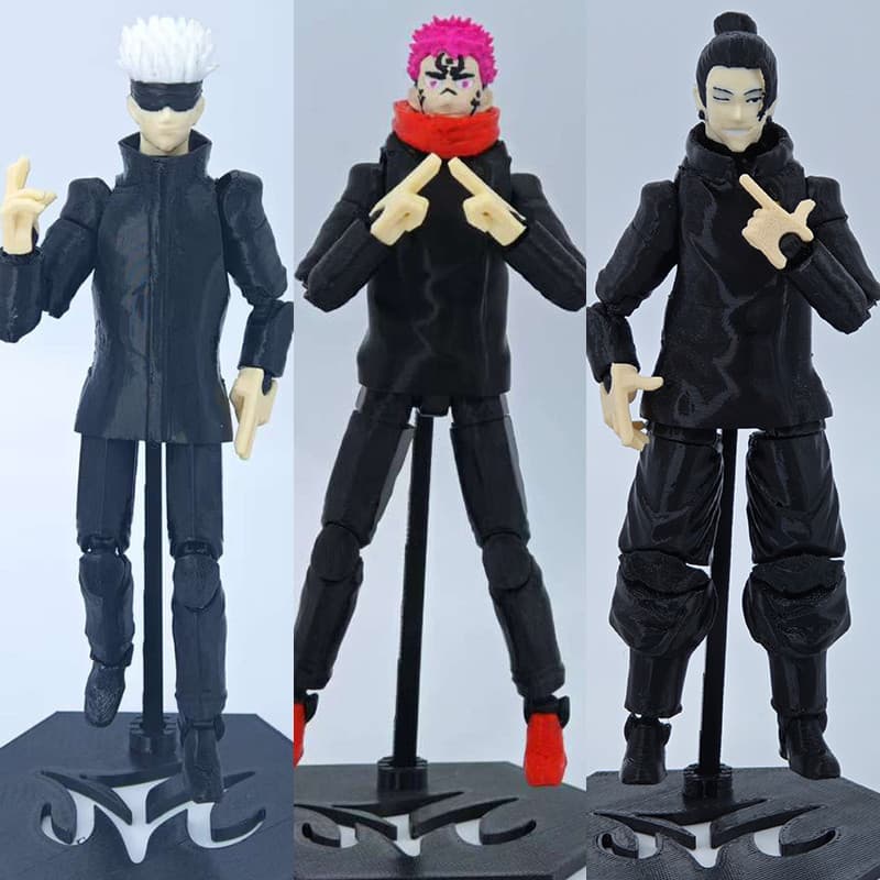 Ryomen Sukuna Jujutsu Kaisen Figura De Ação Gojo Satoru Impressão 3d Lucky 13 Manequim Modelo Brinquedos