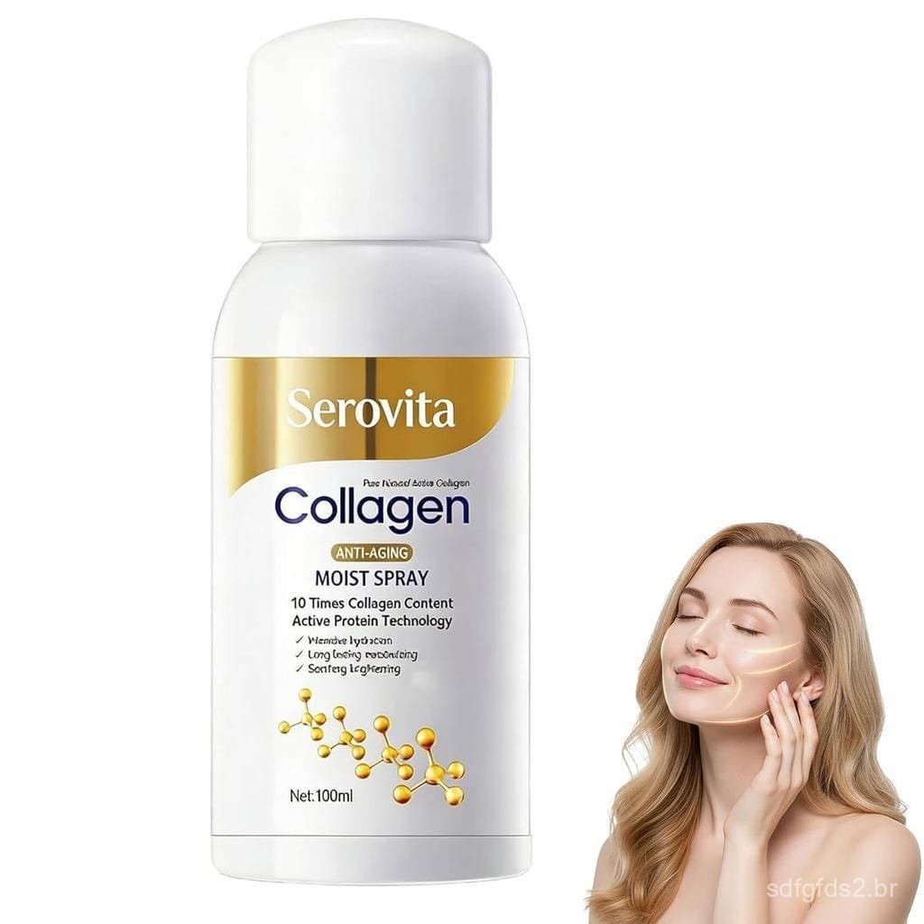Spray Firmador de Colágeno SeraVita, Loção de Colágeno SeraVita, Intensamente Firmador e Hidratante, Adequado para Todos