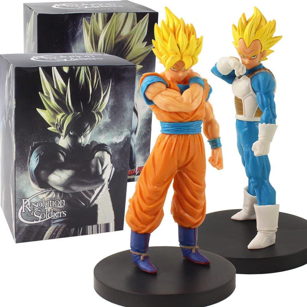 Dragon Ball Z Super Saiyan Son Goku Vegeta Kakarot, Modelo Articulado de 18-21 cm, Material PVC, Modelo Colecionável, JE