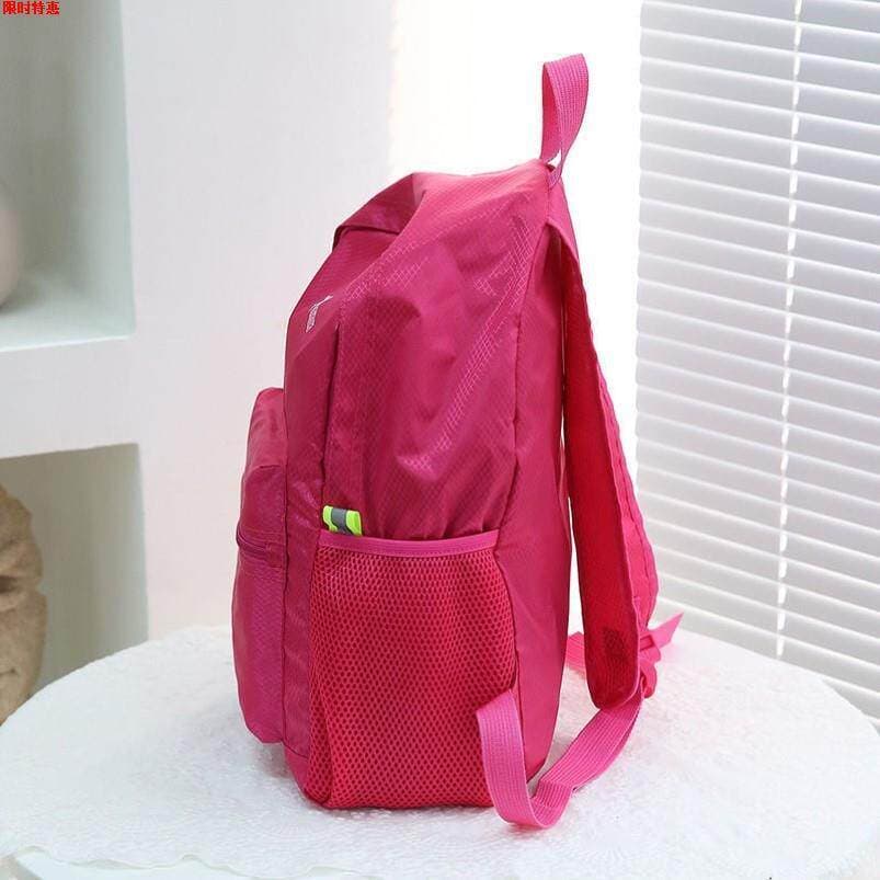 Mochila de viagem dobrável de dupla utilização, bolsa de pele para esportes ao ar livre, repelente de água, caminhada, m