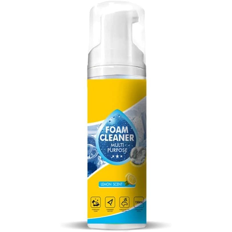 Kit de Limpeza de Espuma para Interior de Carro 150ML Espuma densa e de ação rápida. Não é necessário esfregar com força