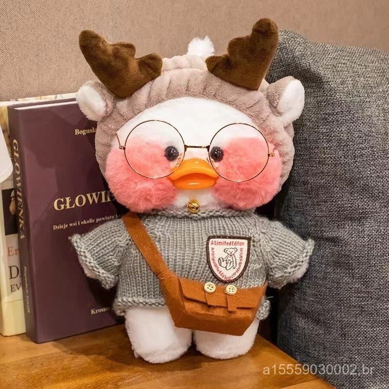 [DIY] Pato de Brinquedo de Pelúcia Lalafan Branco, Pato de Papel Lalafan, Brinquedo para Meninas