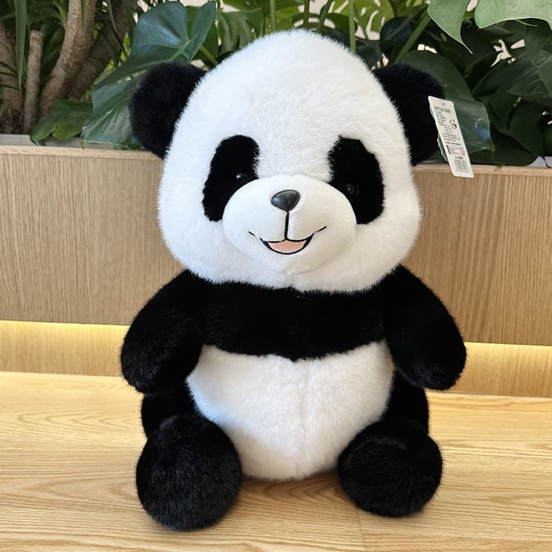 Muito bebê vison pelúcia simulação panda boneca brinquedo de pelúcia bonito grande panda boneca Ragdoll presente feminin