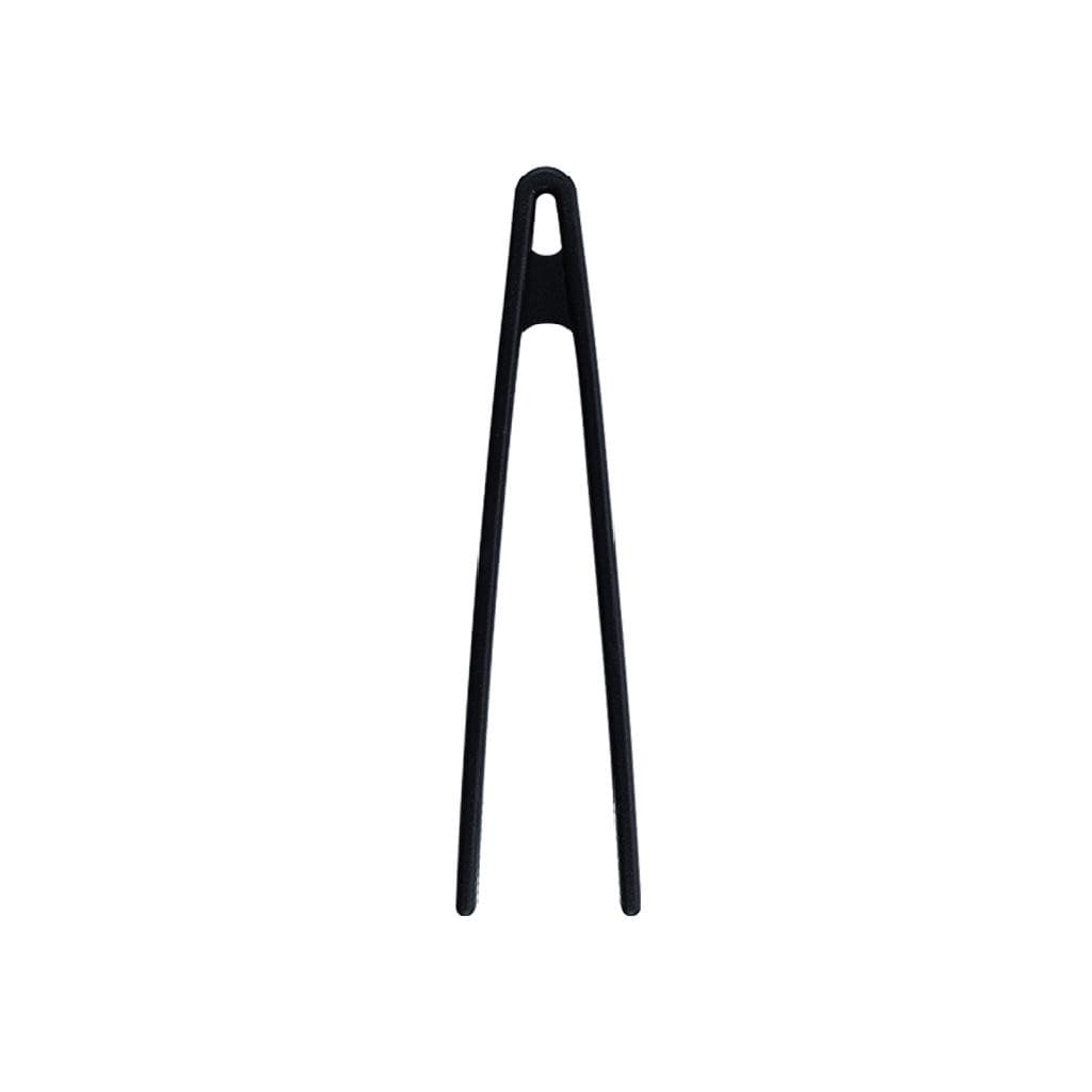 Pinça Pegador Multiuso de Silicone 22cm Preto Oikos