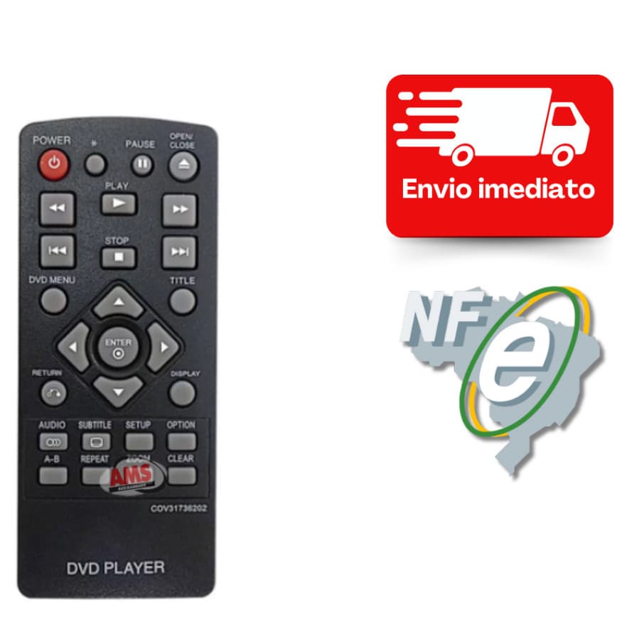 Controle Remoto DVD LG DP132 - COV31736202