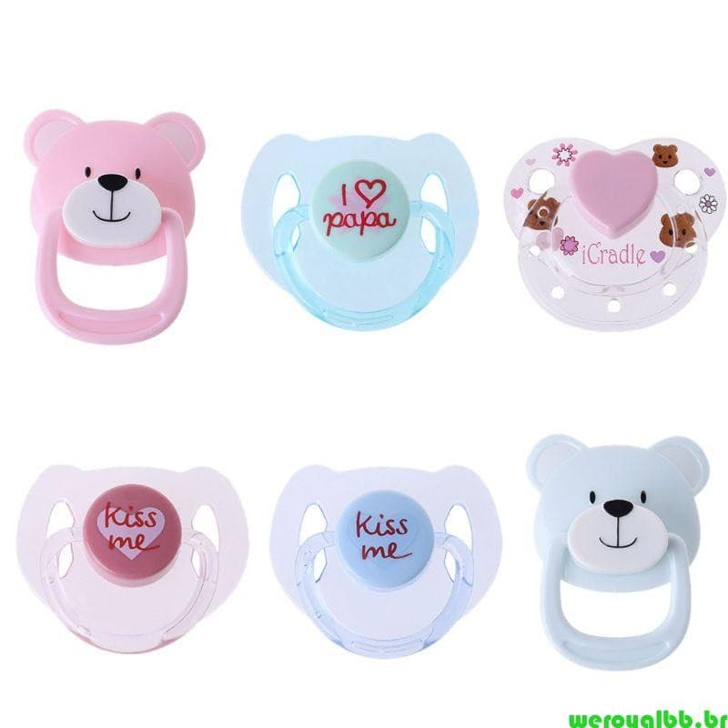 weroyalbb Bebê Para Boneca Chupeta Magnética Meninas Festa Favor Brinquedos Accesso