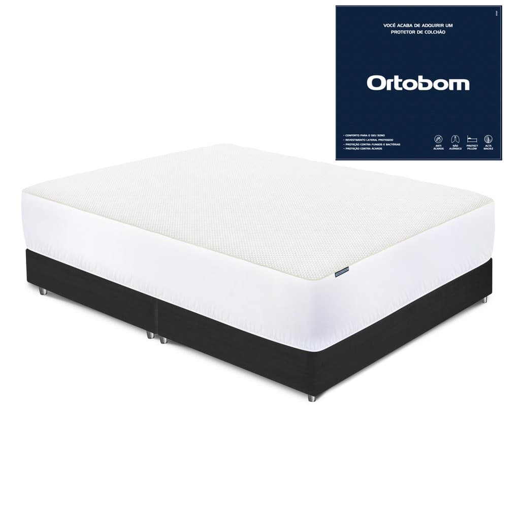 Protetor Impermeável 30 cm Ortobom – Casal (138 x 188)