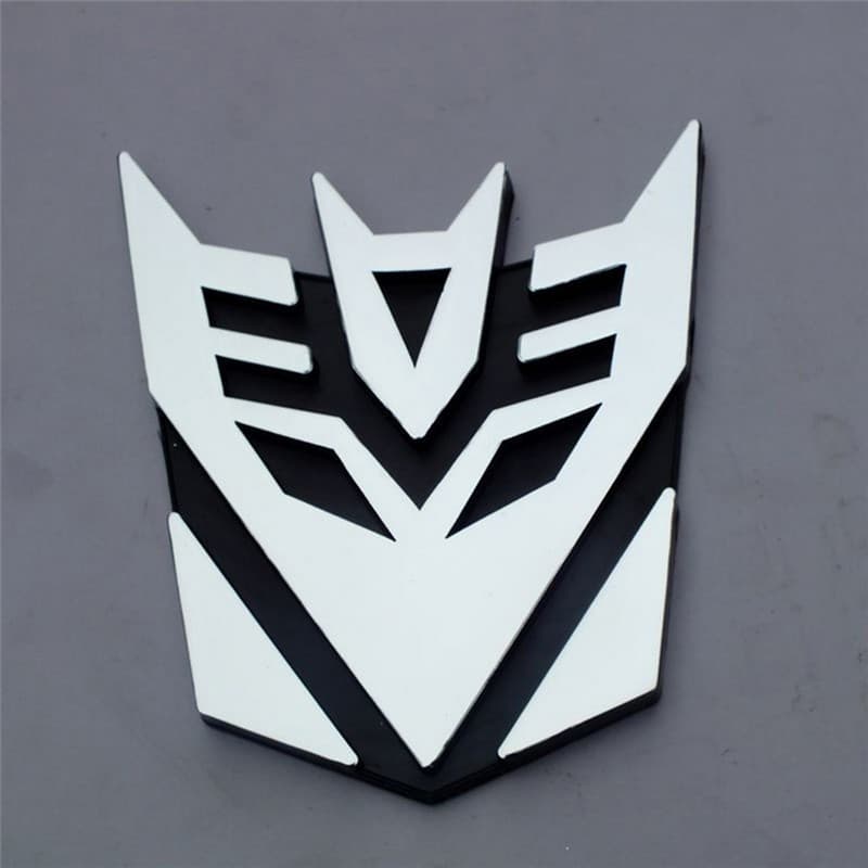 Adesivos Criativos Para Carros , Emblemas Dos Transformers .