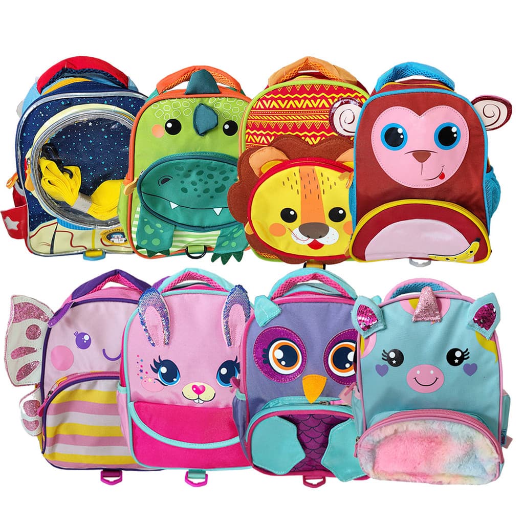 Mochila Costas Kids Escolar Pets Bichinhos Pequena Baby Tail