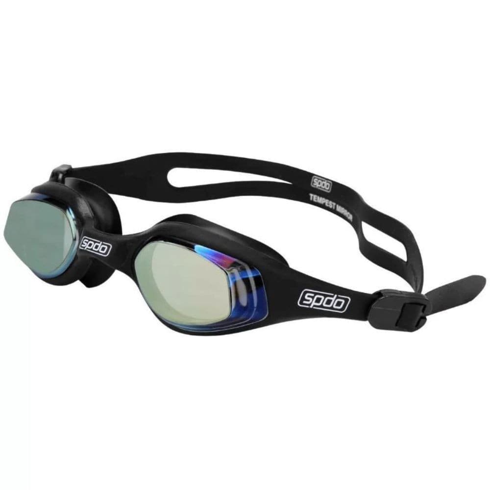 Óculos De Natação Speedo Tempest Mirror Preto Espelhado
