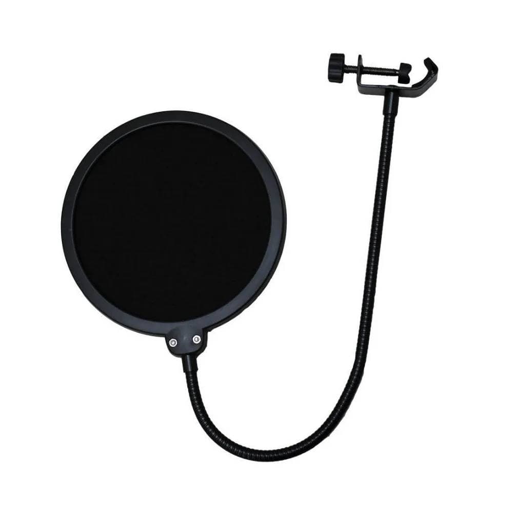 POP FILTER SMART PROFISSIONAL P/ MICROFONE C/ SUPORTE PS-01