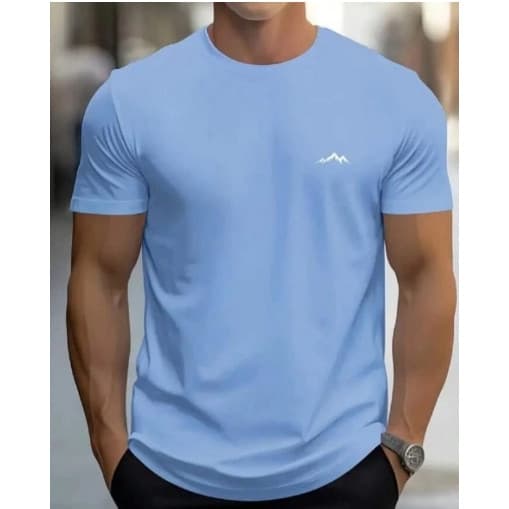 Camisa Camiseta MONTANHA* Cores Vivas Masculina 100% Algodão