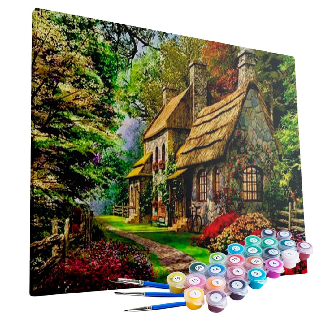 Kit Pintura Terapêutica - Casa no Sítio