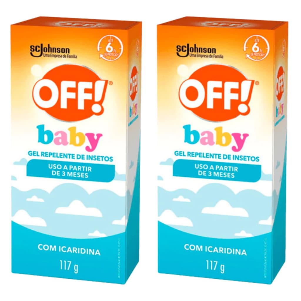 Repelente Infantil OFF! Baby Gel 117g | Fórmula com Icaridina | Proteção Segura Contra Mosquito da Dengue