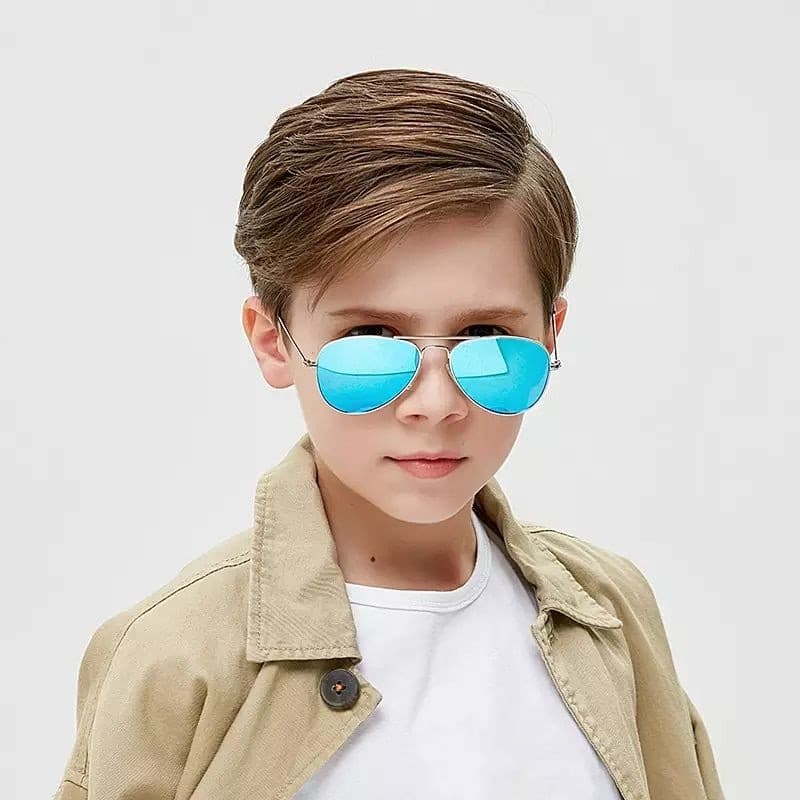 Óculos de Sol Infantil Aviador Menino Menina Kids Uv400